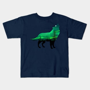 Aurora Wolf Kids T-Shirt